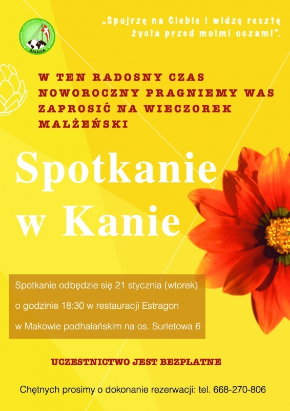 Spotkanie w Kanie - Maków Podhalański 